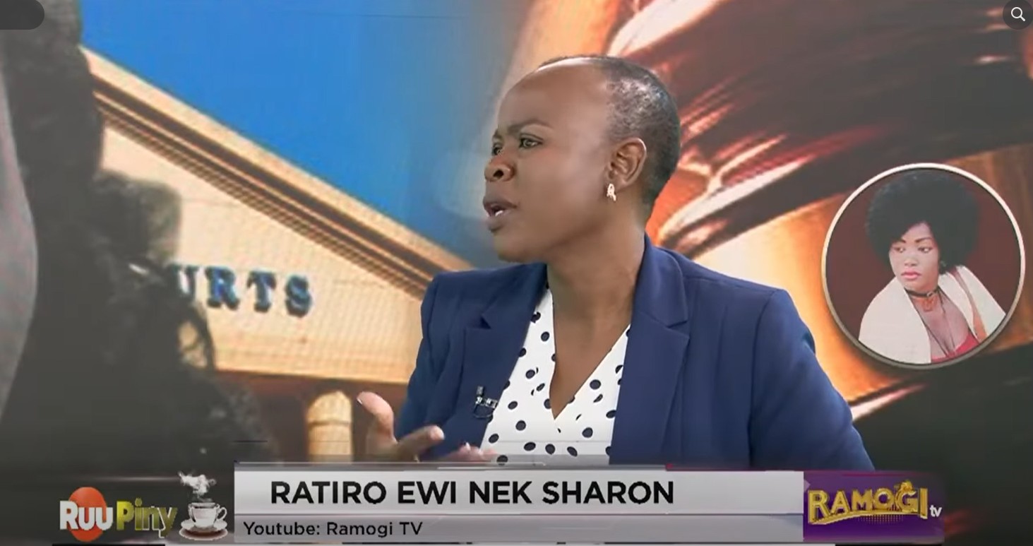 Caroline Oduor speaking on Ramogi TV about the Sharon case
